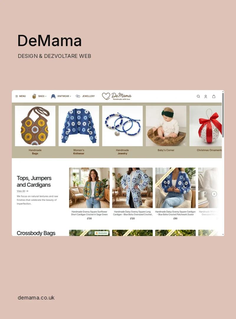 Captură a website-ului DeMama