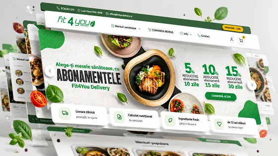 Fit4you Delivery website screenshot